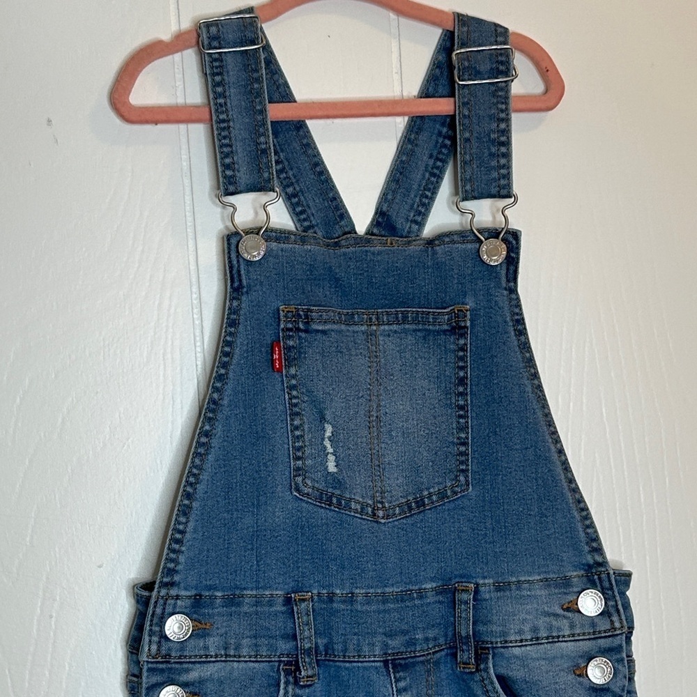 Levi's Blue Denim Kids overalls - Picture 2 of 8
